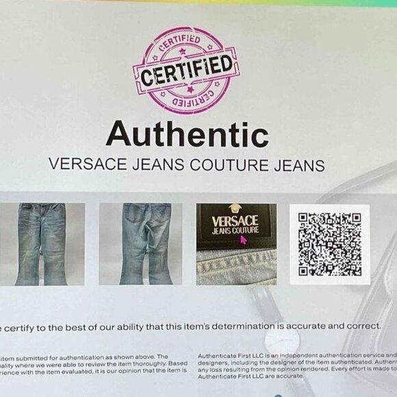 Versace Woman Jeans Size 30 - Picture 9 of 11